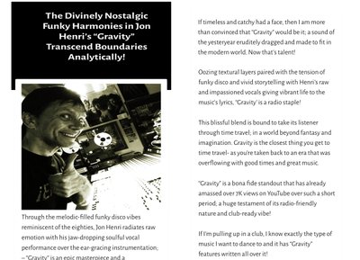PRESS RELEASE: REVIEW ON "GRAVITY" CERTIFIEDBOP.COM 4-9-23