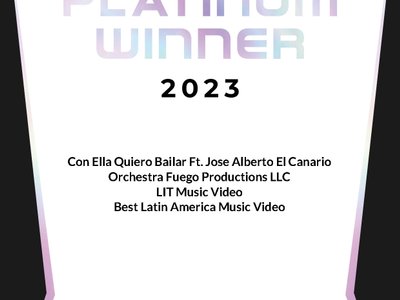 Con Ella Quiero Bailar Platinum Award