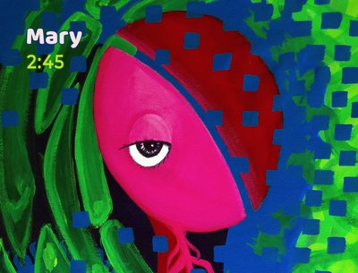 "Mary" song artwork - Acrylic on canvas by boolapp