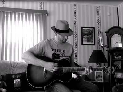 Pic from a cover song I did "While My Guitar Gently Weeps".  Check out on Youtube.
