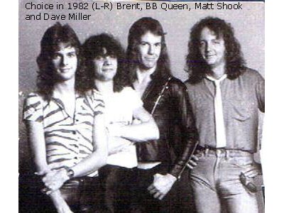 Brent Daniel, BB Queen, Matt Shook, Dave Miller 1982