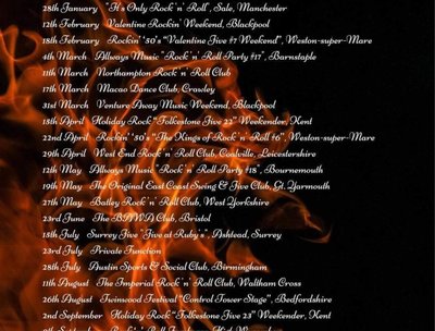 2023 Gig Dates