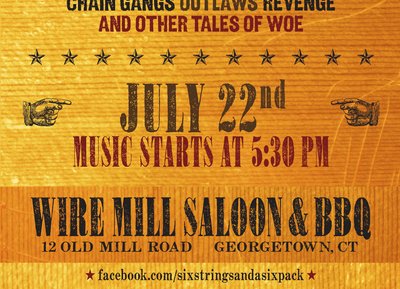 Sat July 22. Old-School Country and some Old-Time Bluegrass @ The Wire Mill Saloon & BBQ