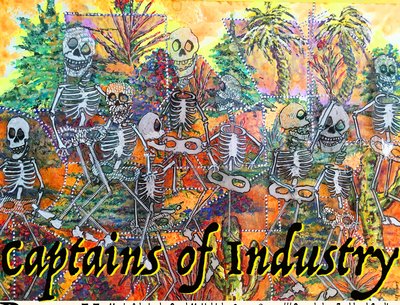 "Final Banquet" by Susette Earley, artwork for "Captains of Industry"