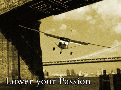 Lower Your Passion - Front Cover