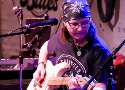 Darby Odom our Rock Star Guitarist