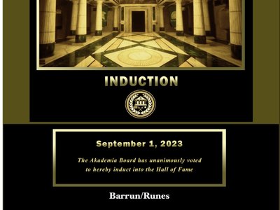 We are inducted into the Akademia Awards Hall of Fame