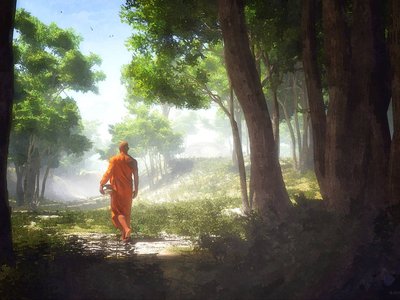 https://www.deviantart.com/mermaidine/art/The-wandering-monk-882428963