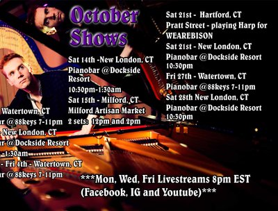 Shows for October