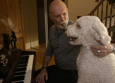 Rehearsing with one of my back up singers November '25