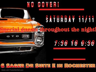 Free show @ Sager-Stoneyard Pub in Rochester this Sat 11/11 7:30-9:30!