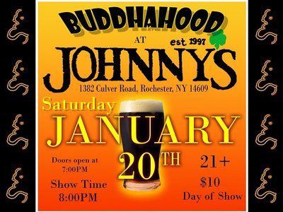 Sat. Jan 20th BuddhaHood at Johnny's Pub