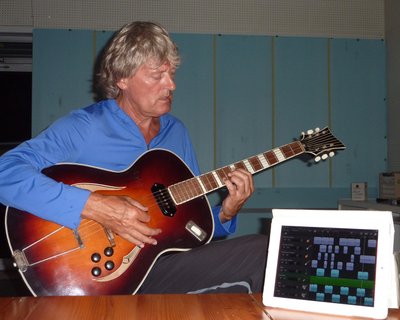 Rio Jazzguitar; gift from Karl Schneider, Luthier, Switzerland. Ca. 1958 built by the master.