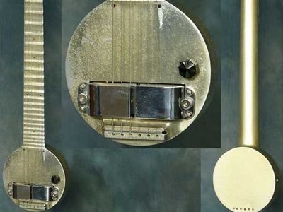 First electric guitars.