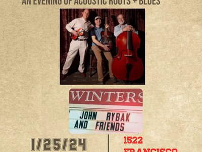 Playing a free show @ Winters Tavern in Pacifica Thurs. 1/25 8-11PM!