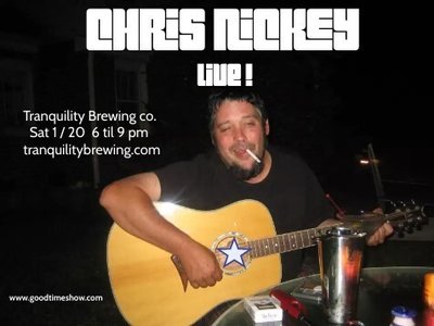 Chris Nickey and his Acoustic Guitar photo