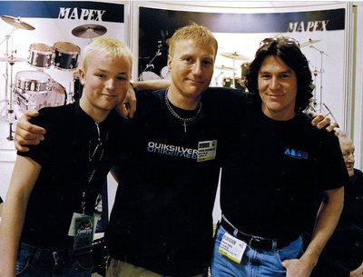 Ronnie Berg, Gregg Bissonette, Rich Hall NAMM Show Anaheim CA 2001