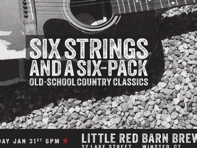 Wednesday Jan 31st @ Little Red Barn Brewers Winsted, CT ... Beer BBQ and Old-School Country ....