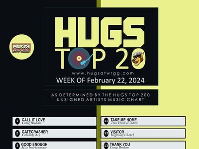"Call It Love" tops the charts on HugsRadio!