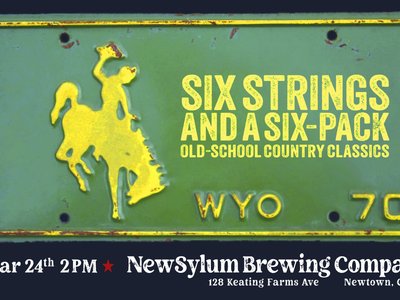 Sun. March 24th@ NewSylum Brewing. Great space. Award-winning beers and classic country tunes!