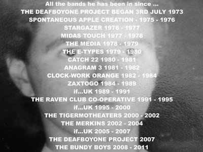 DeafboyOne Project History