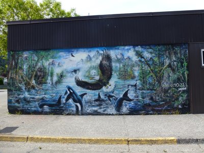 Ken Skoda, mural inHope BC, Canada