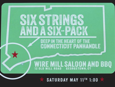 Wire Mill Saloon & BBQ May 11th 1 to 4PM Best BBQ around. Old-school country in the CT panhandle!