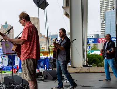 Eric Nelson w/Michael Kessler & Friends at Summerfest 2024, US Cellular Stage - Photo by Jim Snyder