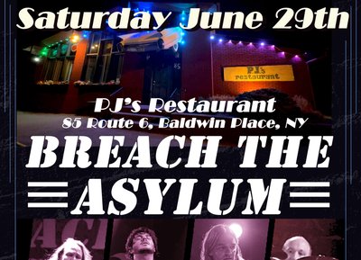 Live at PJ's Restaurant - 7:30 Doors - Music starts at 8:00 PM