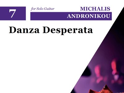 “Danza Desperata,†score for classical guitar, MusiCurate, Calgary, Alberta, June 2024.