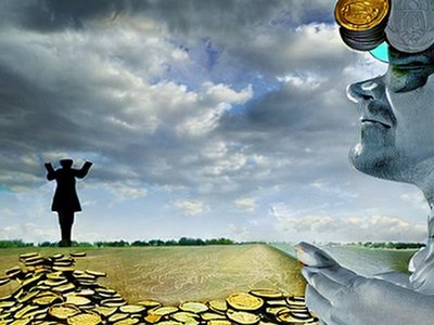 Money is delusion, an idol of illusion. Break free