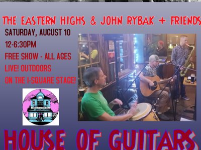 John Rybak + Friends & The Eastern Highs outside The HOG in Rochester, NY Sat 8/10!