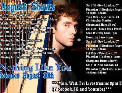 Shows for the Month of August 2024