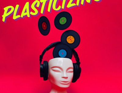 Artwork for the new 'Plasticizing'' single off the upcoming 'Slipstream' album.