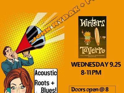 Free 3 hrs acoustic roots + blues @ Winters! https://www.facebook.com/events/476996478593084