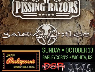 2 WKS OUT!! Playing Barleycorn's in Wichita, KS with Dreadstar Rising & John Woodson Leg!!