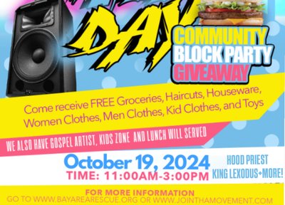 MISSION DAY OAKLAND BLOCK PARTY GIVE AWAY