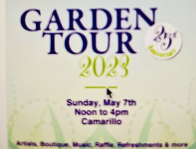 :Livingston Hospice Fundraiser, Camarillo Garden Tour