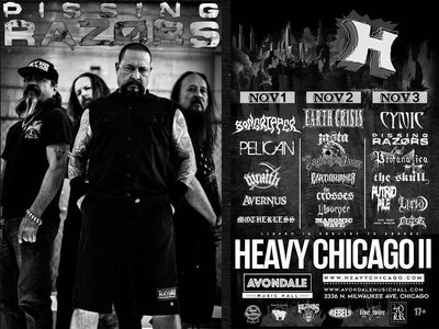 Ready to melt faces at the Heavy Chicago Fest, Sunday, November 3. Bring it!!!