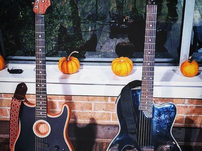Chris Nickey and his Acoustic Guitar photo