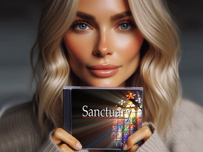 My new influencer with the Sanctuary CD. She seems to like it!