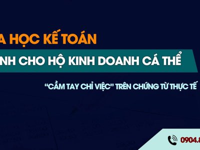 Khoá học kế toán hộ kinh doanh cá thể photo