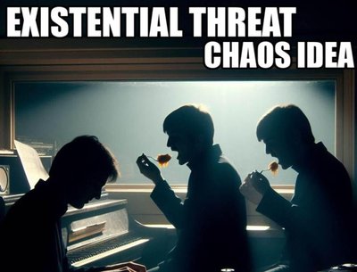 Front Cover of "Chaos Idea" the first full length album by Existential Threat