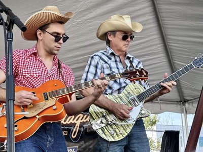 It's Those Boys - Brandon and Charles at Rockabillaque 2024. Twin guitars!