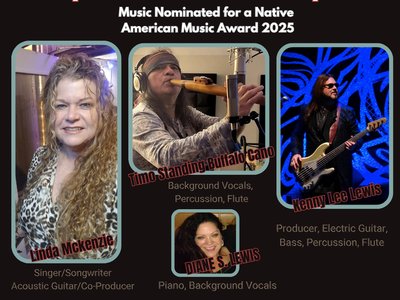 My collaborators in the studio on "Spirit Horses~Chief Joseph" ... many hands made this audio happen