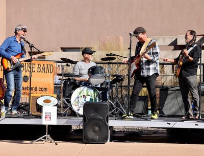 River House Band having a riot at Kayenta Arts 2025