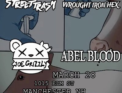 March 28th 2025 show flyer  