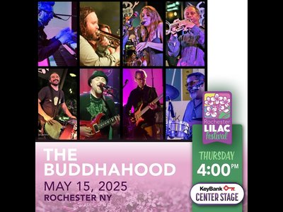 Thur. May 15th Lilac Festival BuddhaHood 4pm-5pm!