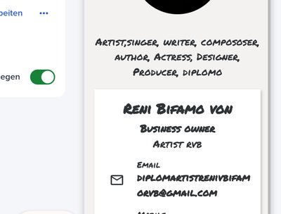 My Business card