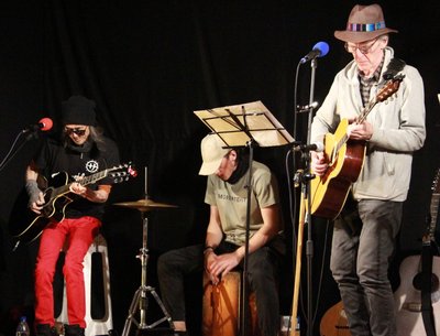 American String Conspiracy collaborates with Bronte in Silvia, Cauca, Mar 21, 2025.